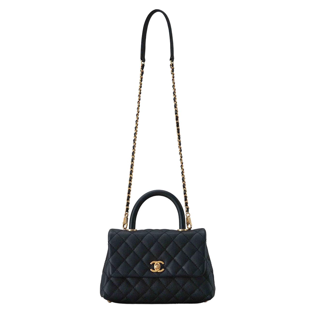 CHANEL(USED)샤넬 캐비어 코코핸들 스몰