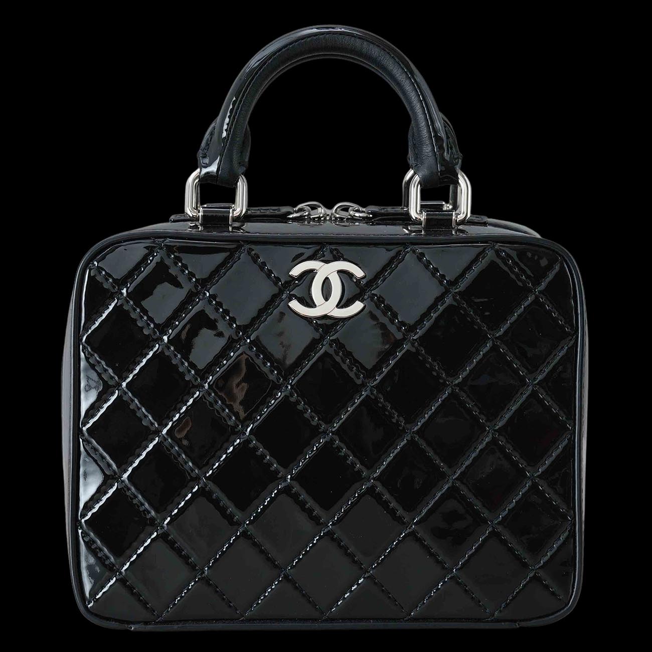 CHANEL(USED)샤넬 AS1286 페이던트 코스메틱 베니티 탑핸들