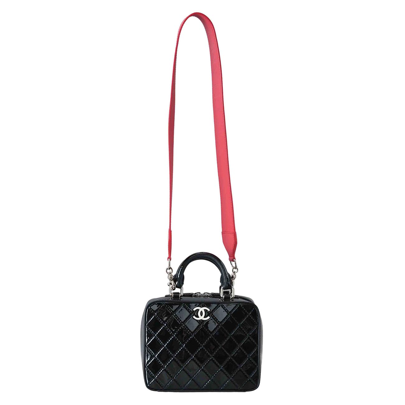 CHANEL(USED)샤넬 AS1286 페이던트 코스메틱 베니티 탑핸들