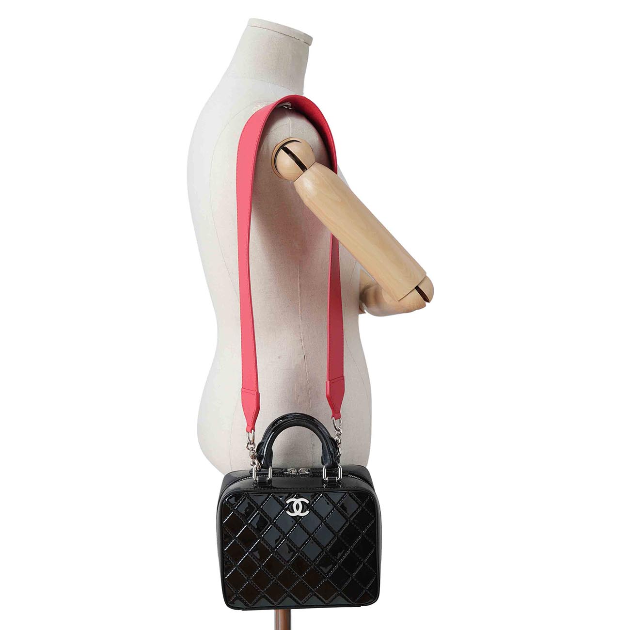 CHANEL(USED)샤넬 AS1286 페이던트 코스메틱 베니티 탑핸들