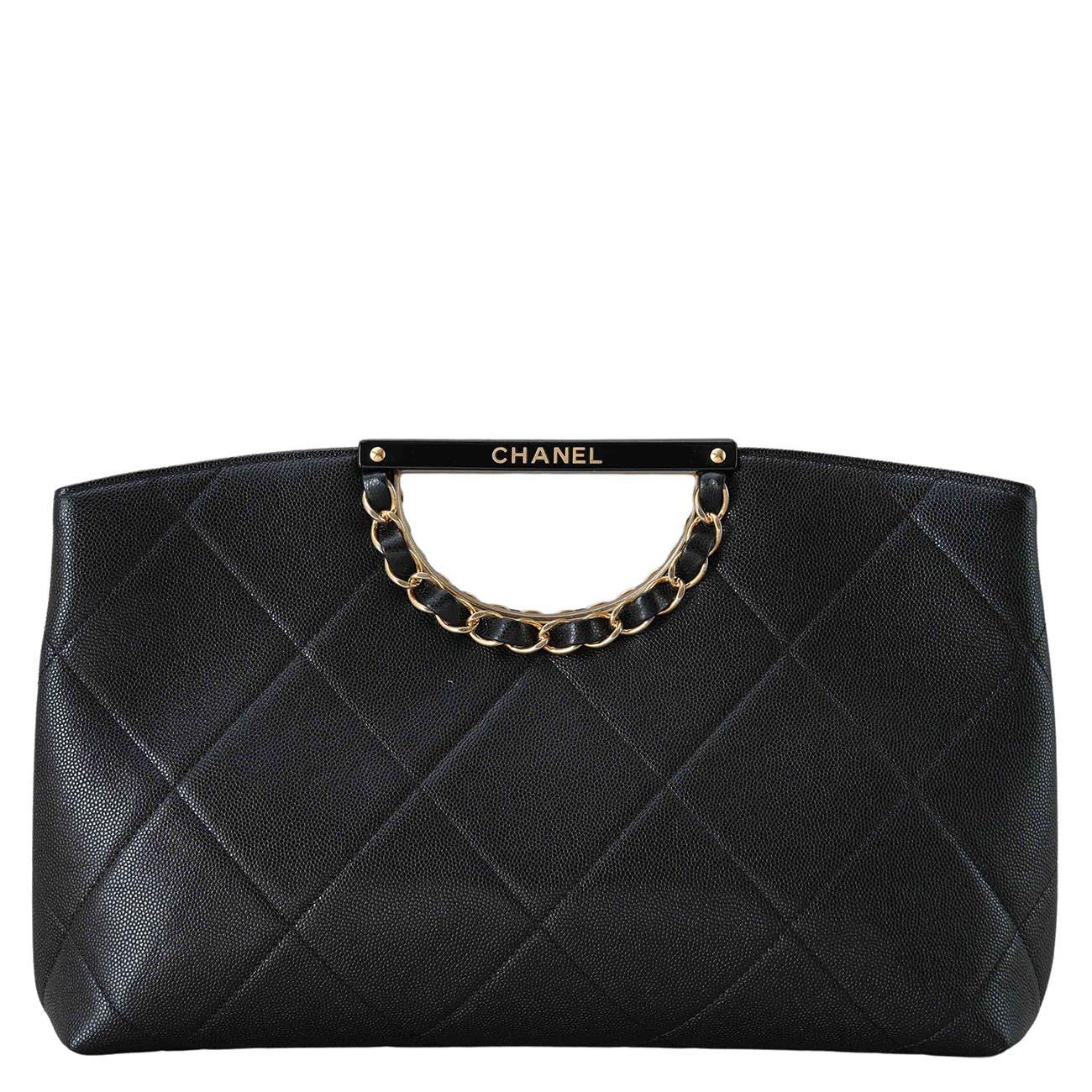 CHANEL(USED)샤넬 캐비어 체인 토트백