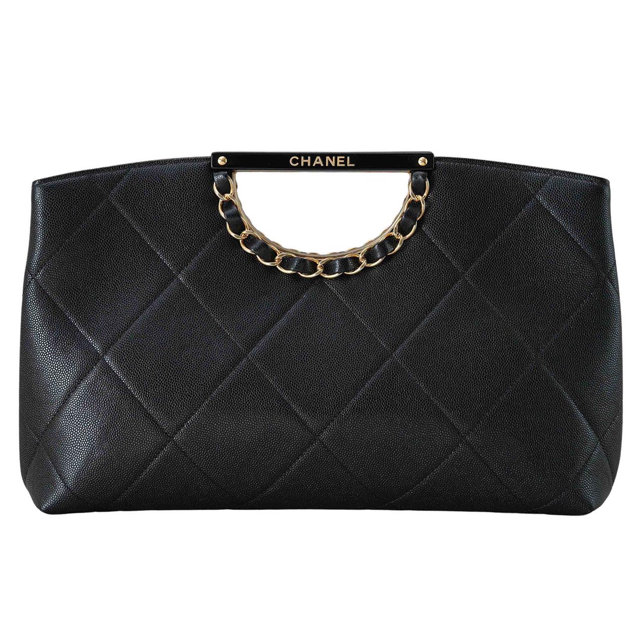 CHANEL(USED)샤넬 캐비어 체인 토트백
