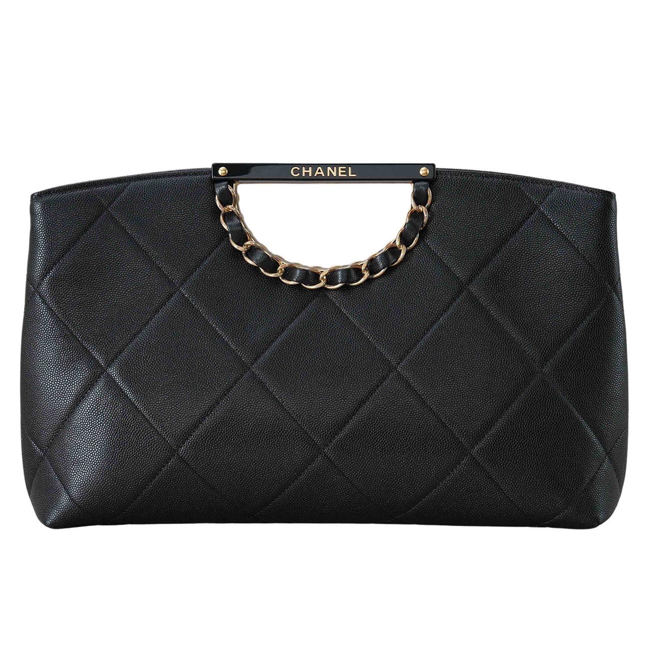 CHANEL(USED)샤넬 캐비어 체인 토트백