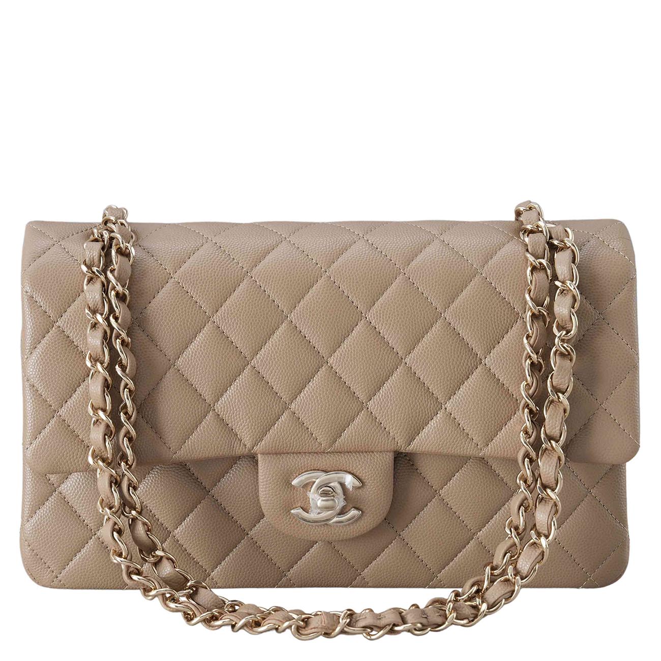 CHANEL(USED)샤넬 캐비어 클래식 미듐 플랩백