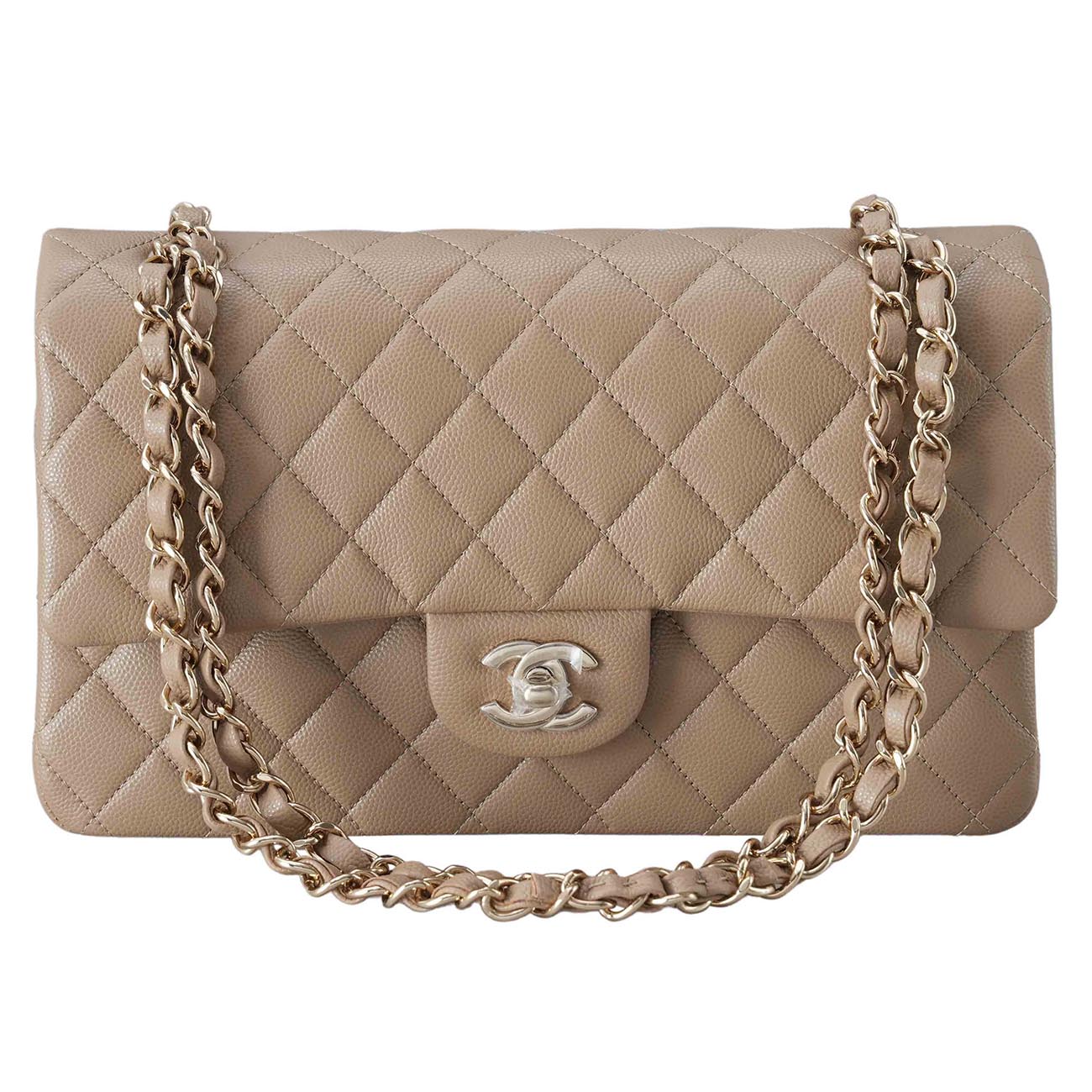 CHANEL(USED)샤넬 캐비어 클래식 미듐 플랩백
