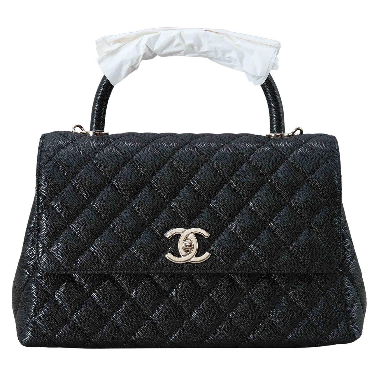 CHANEL(USED)샤넬 캐비어 코코핸들 미듐