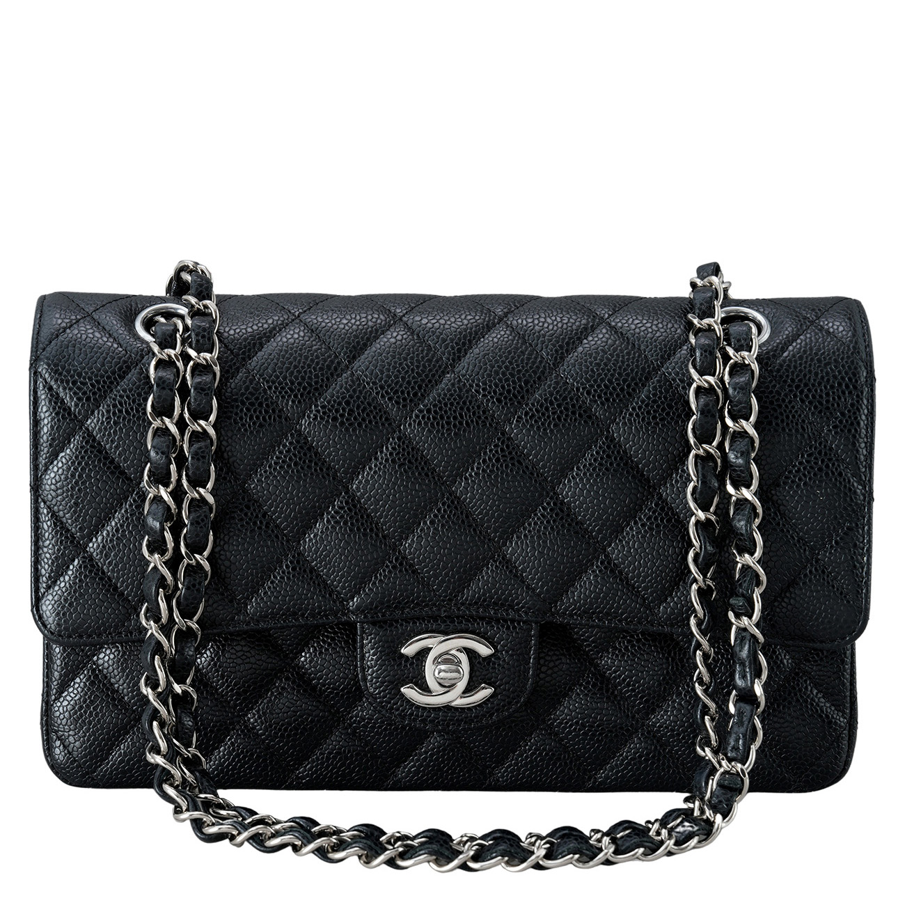 CHANEL(USED)샤넬 캐비어 클래식 미듐 플랩백
