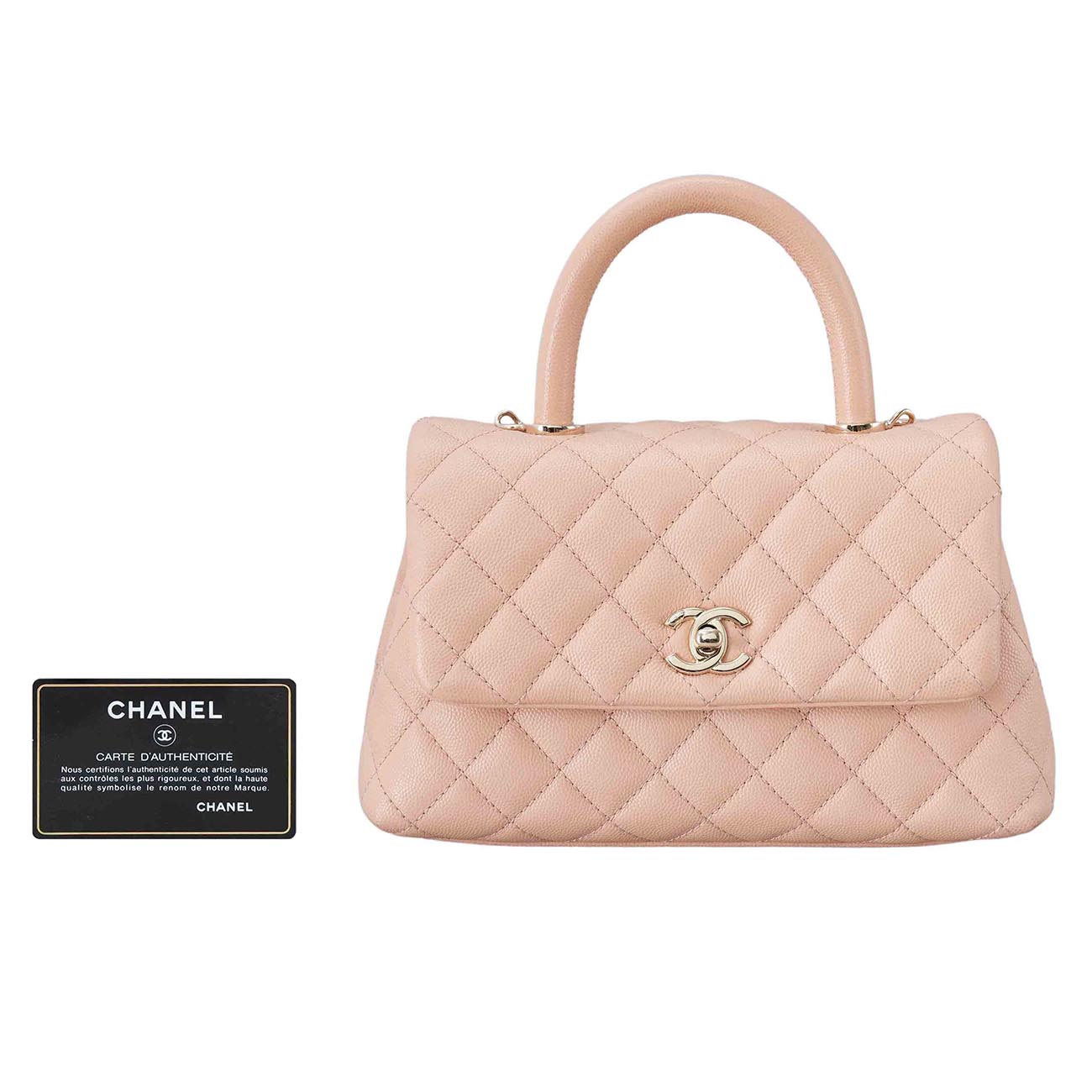 CHANEL(USED)샤넬 캐비어 코코핸들 스몰