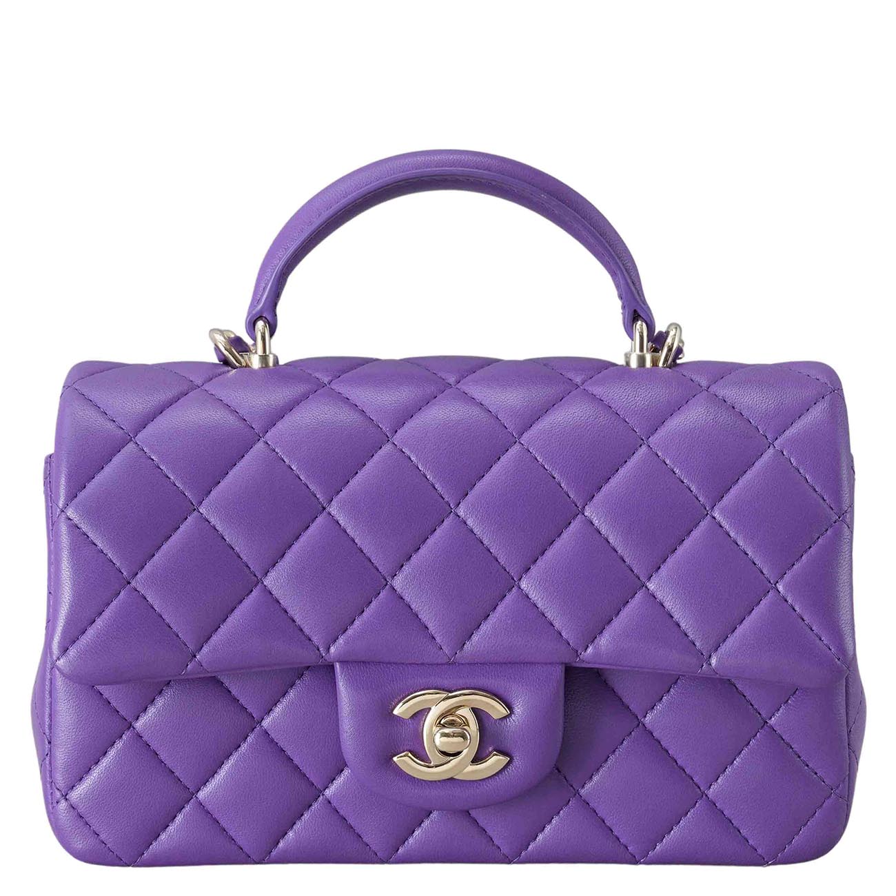 CHANEL(USED)샤넬 클래식 뉴미니 탑핸들
