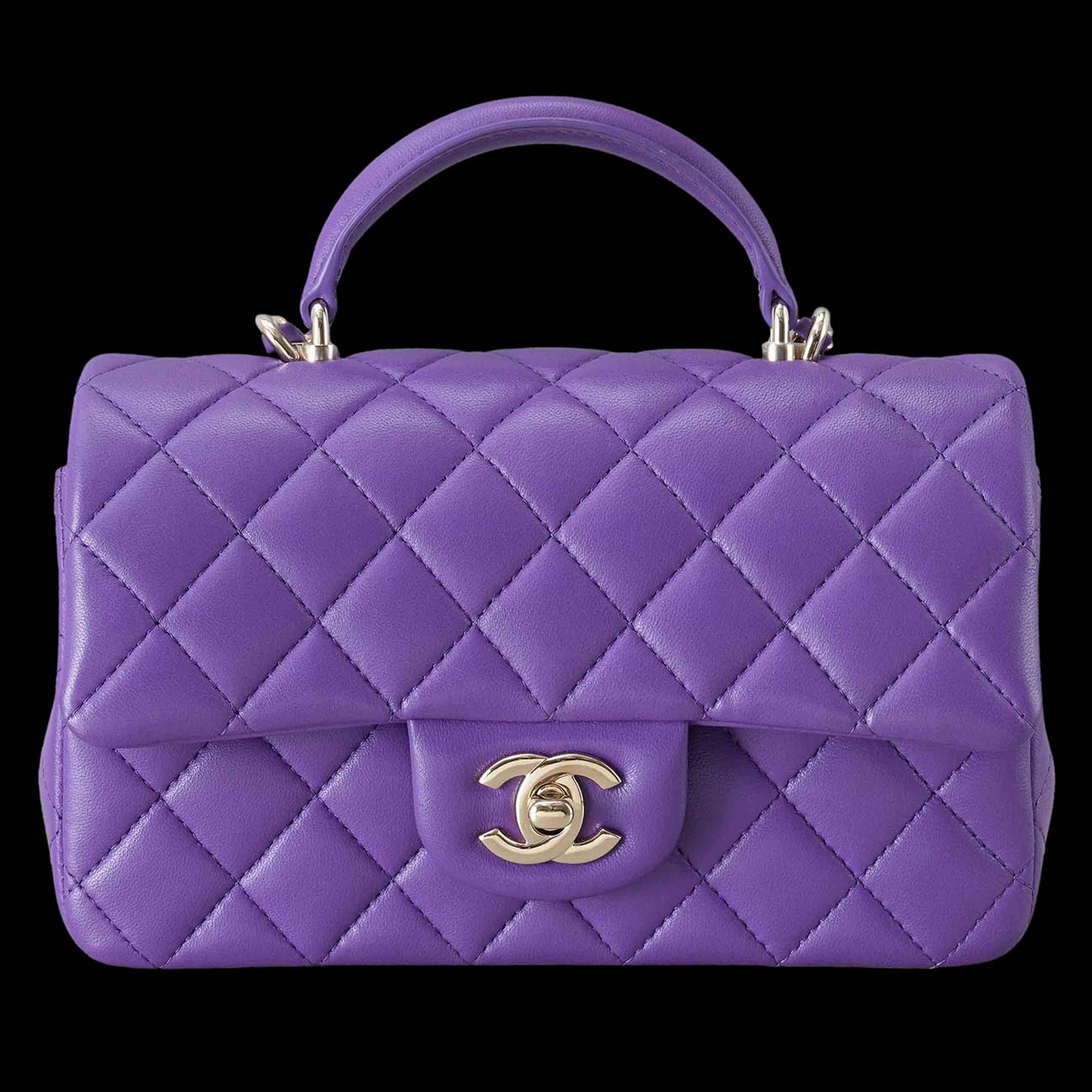 CHANEL(USED)샤넬 클래식 뉴미니 탑핸들