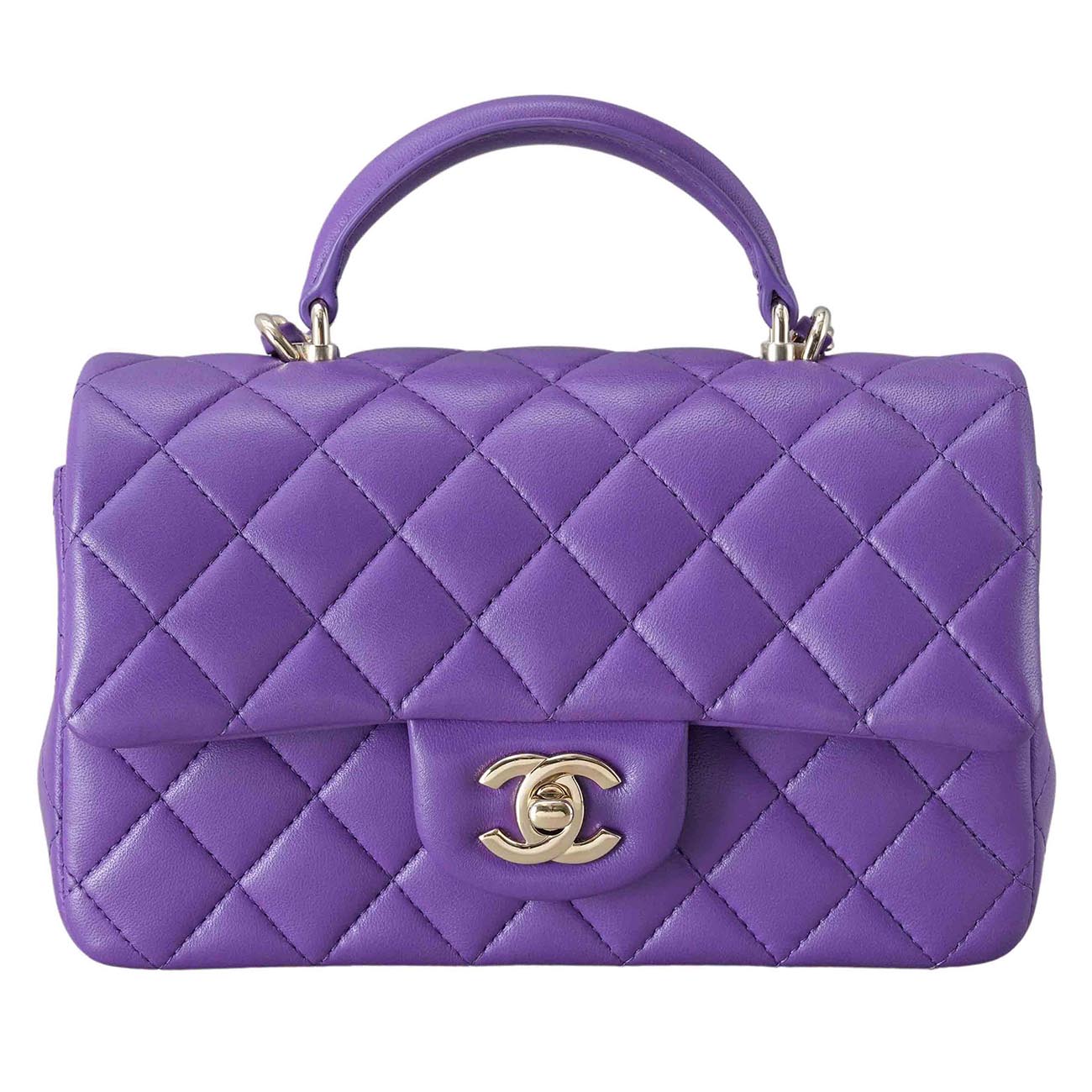 CHANEL(USED)샤넬 클래식 뉴미니 탑핸들