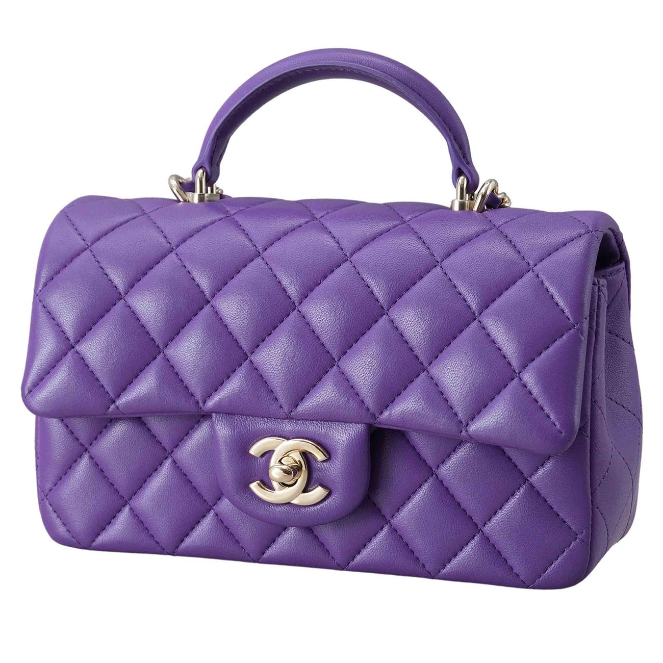 CHANEL(USED)샤넬 클래식 뉴미니 탑핸들
