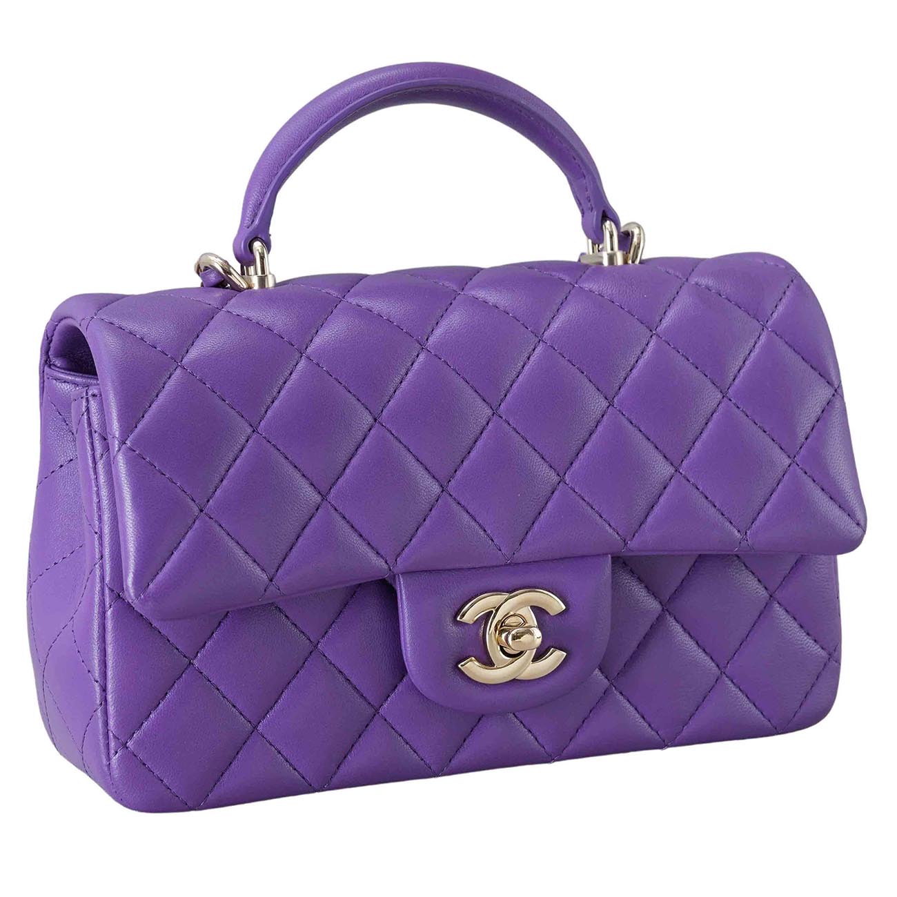 CHANEL(USED)샤넬 클래식 뉴미니 탑핸들