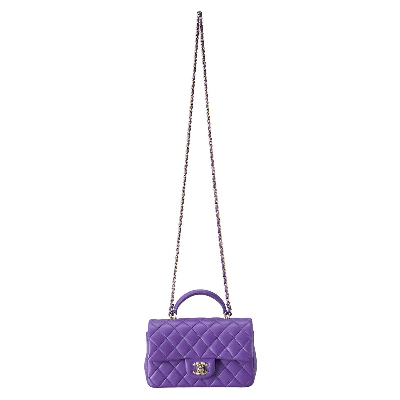 CHANEL(USED)샤넬 클래식 뉴미니 탑핸들