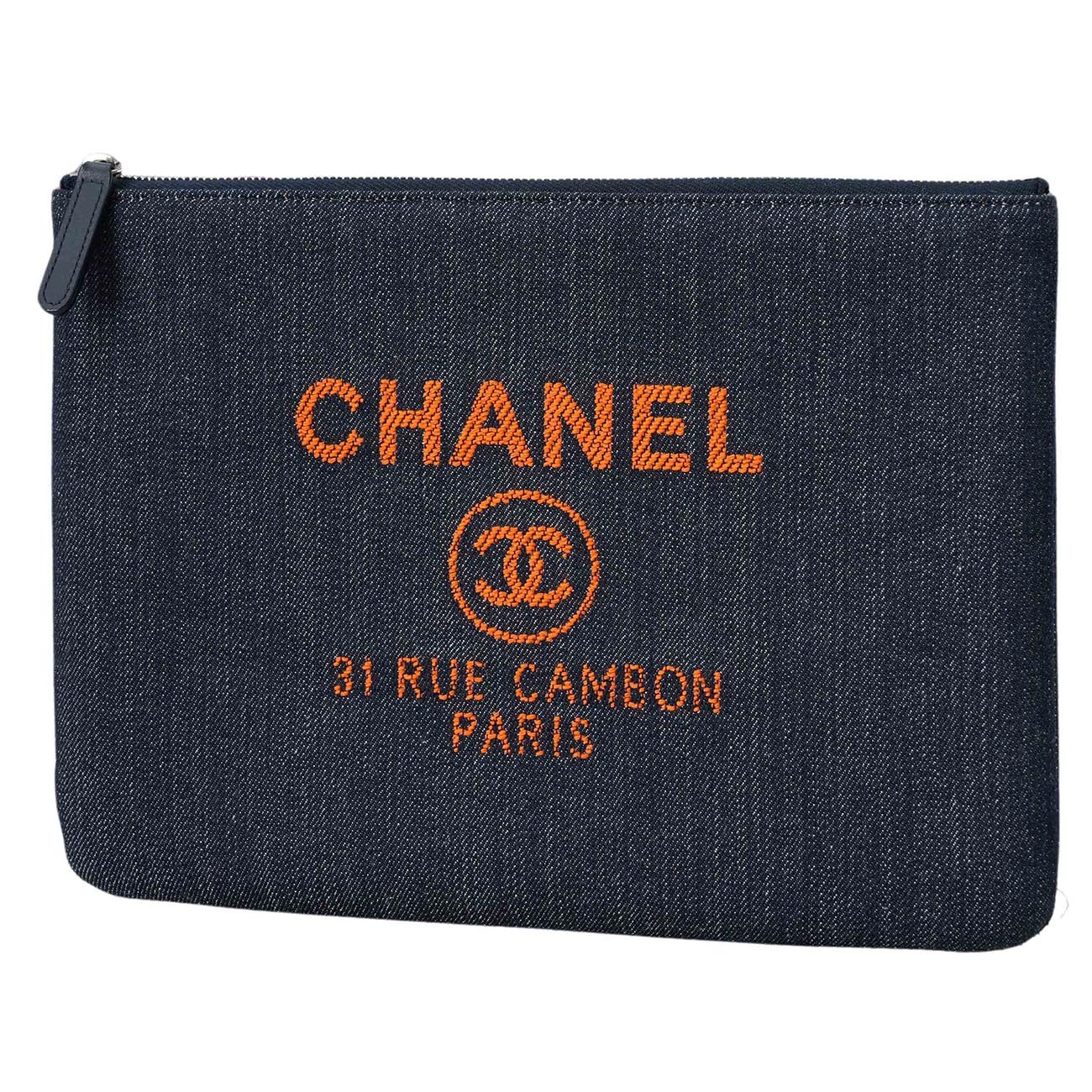 CHANEL(USED)샤넬 도빌 클러치