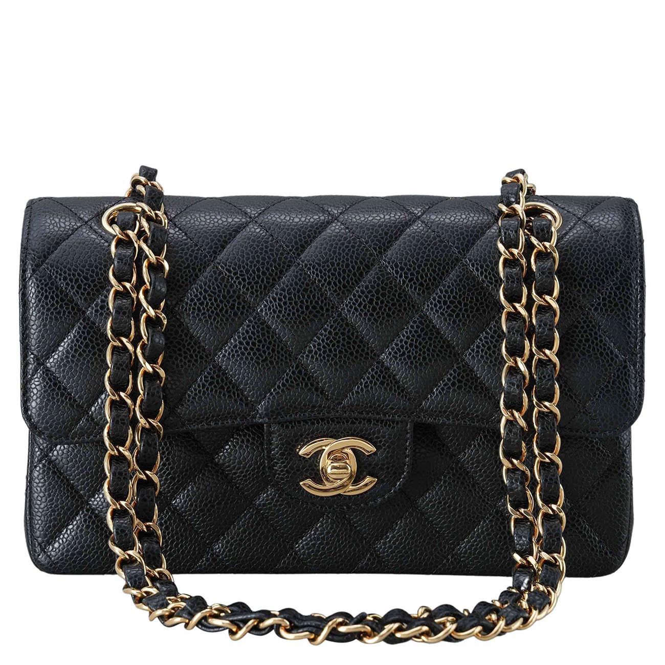 CHANEL(USED)샤넬 캐비어 클래식 스몰 플랩백