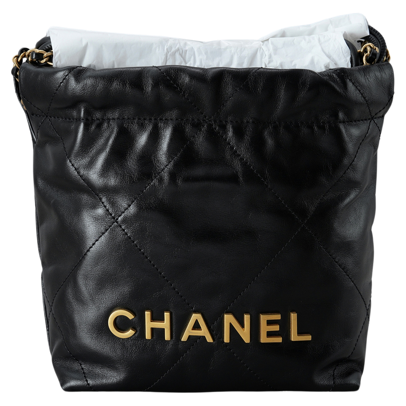 CHANEL(NEW)샤넬 22백 미니 골드 (새상품) NEW PRODUCT