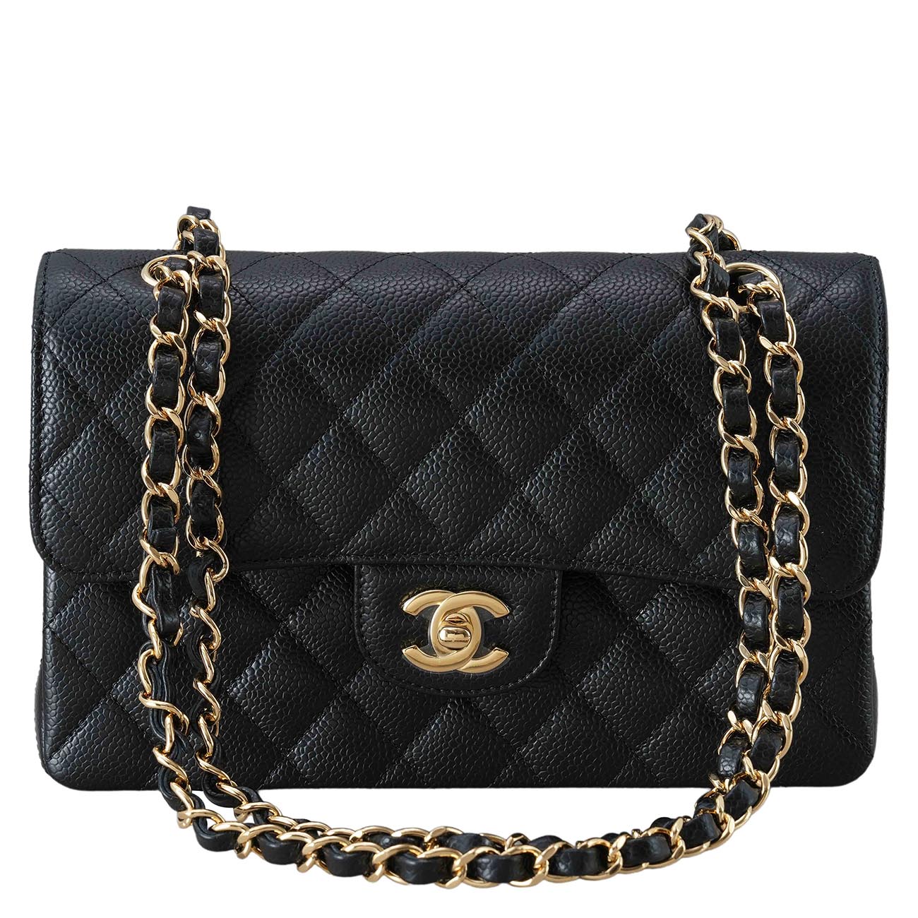 CHANEL(USED)샤넬 캐비어 클래식 스몰 플랩백