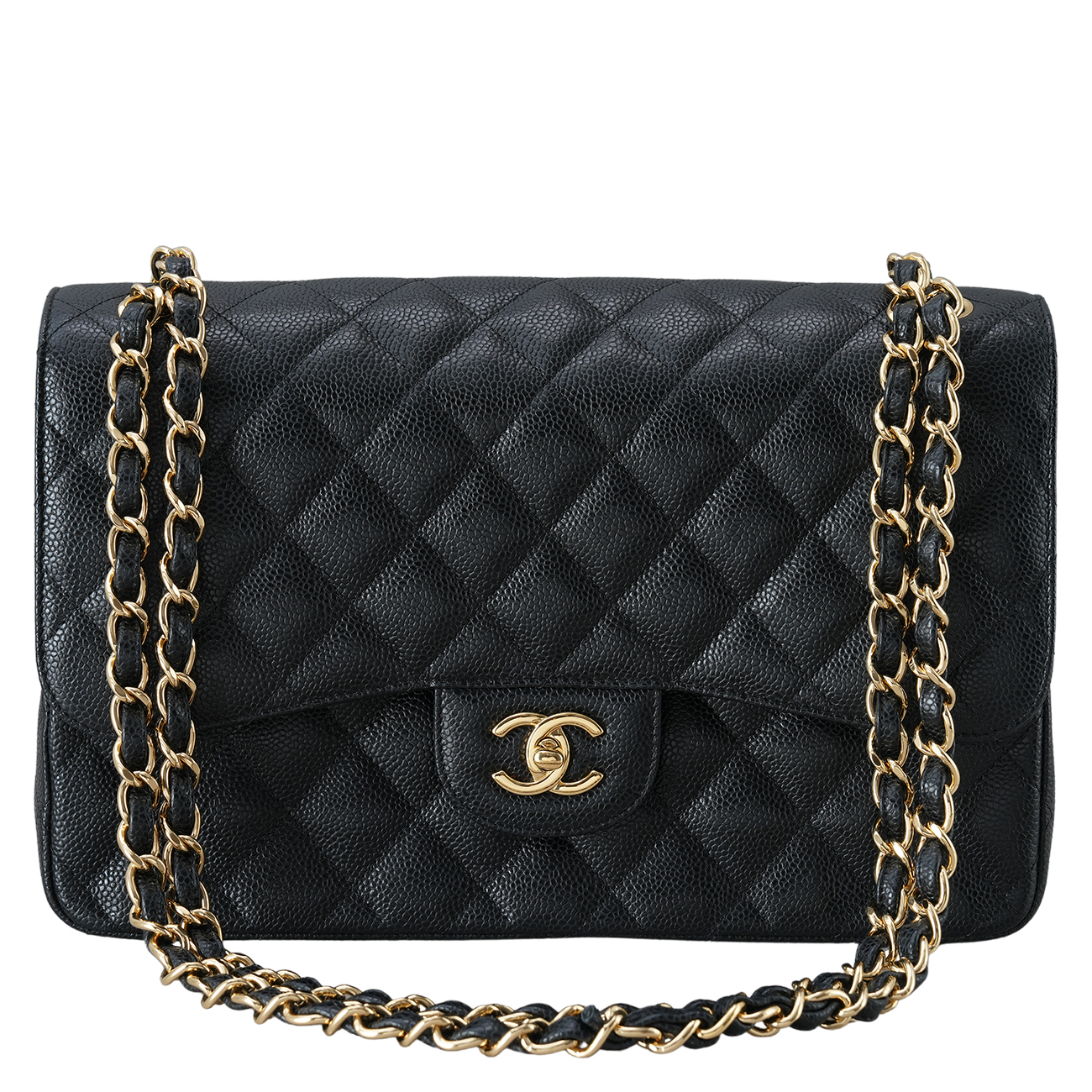 CHANEL(USED)샤넬 캐비어 클래식 라지 플랩백