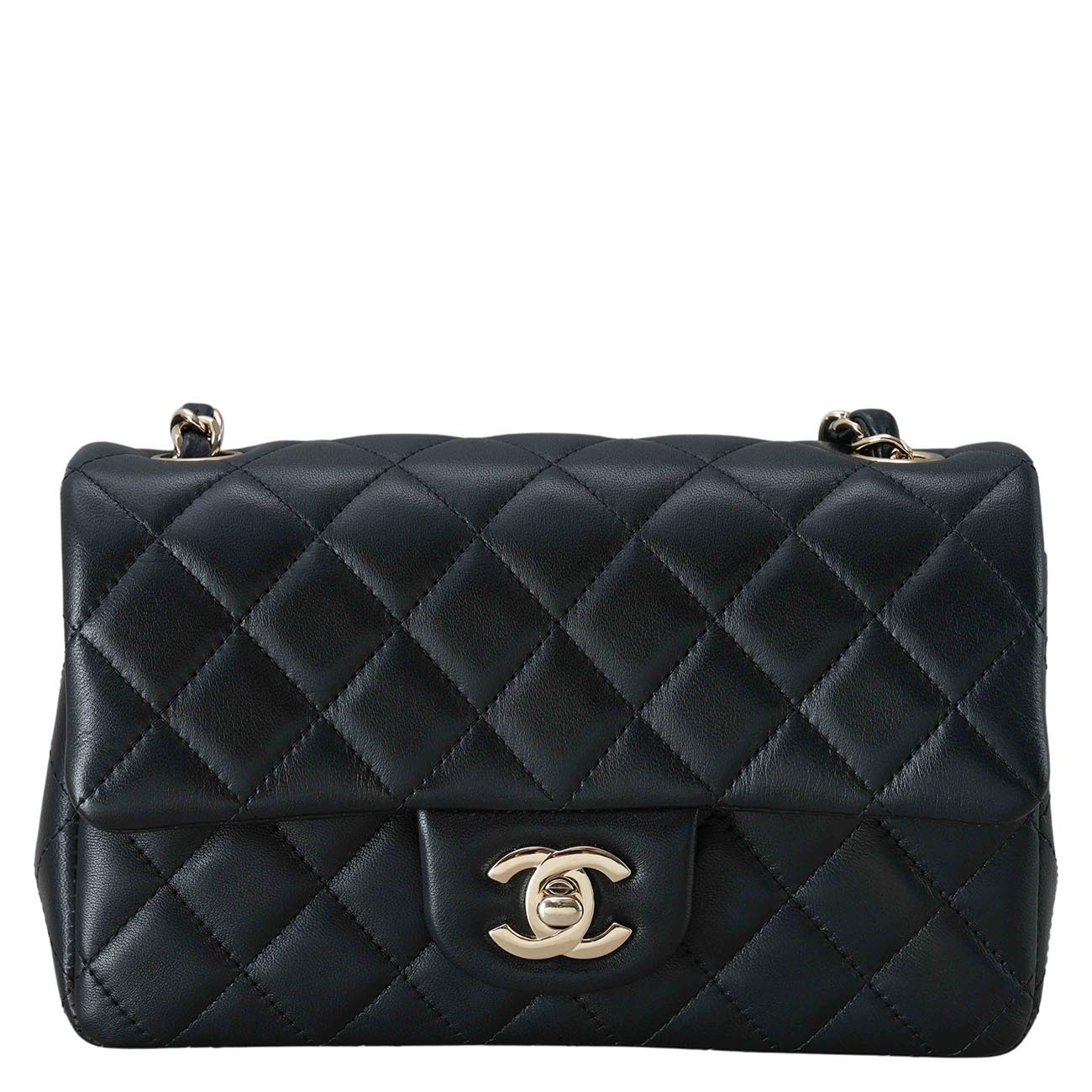 CHANEL(USED)샤넬 램스킨 클래식 뉴미니