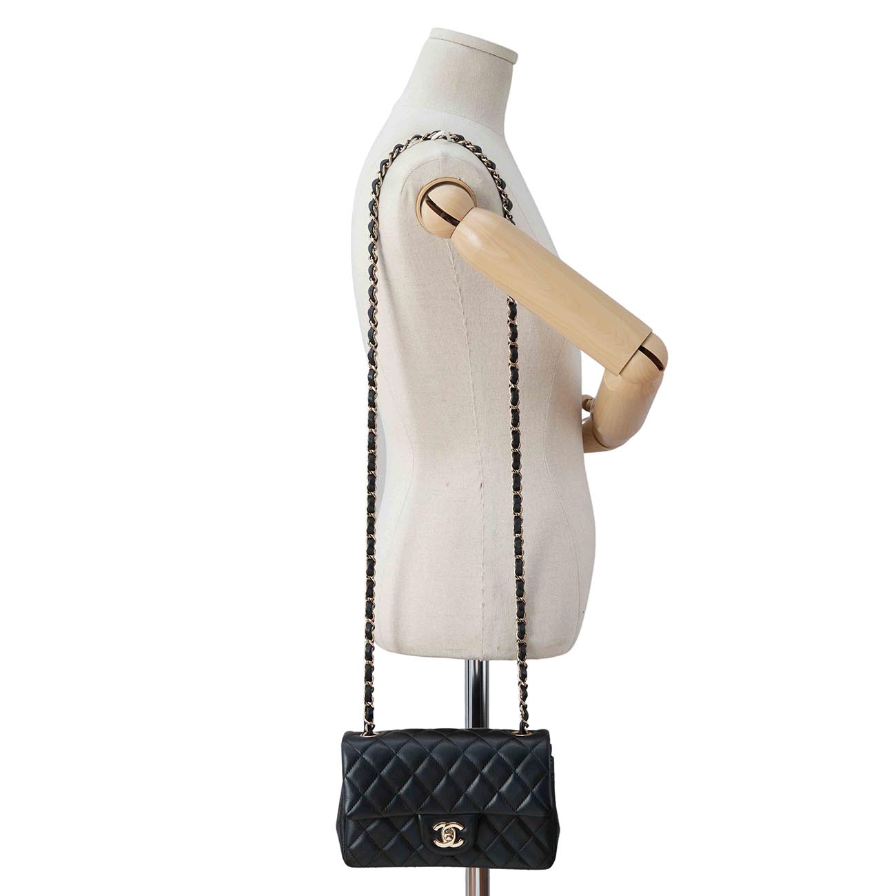 CHANEL(USED)샤넬 램스킨 클래식 뉴미니