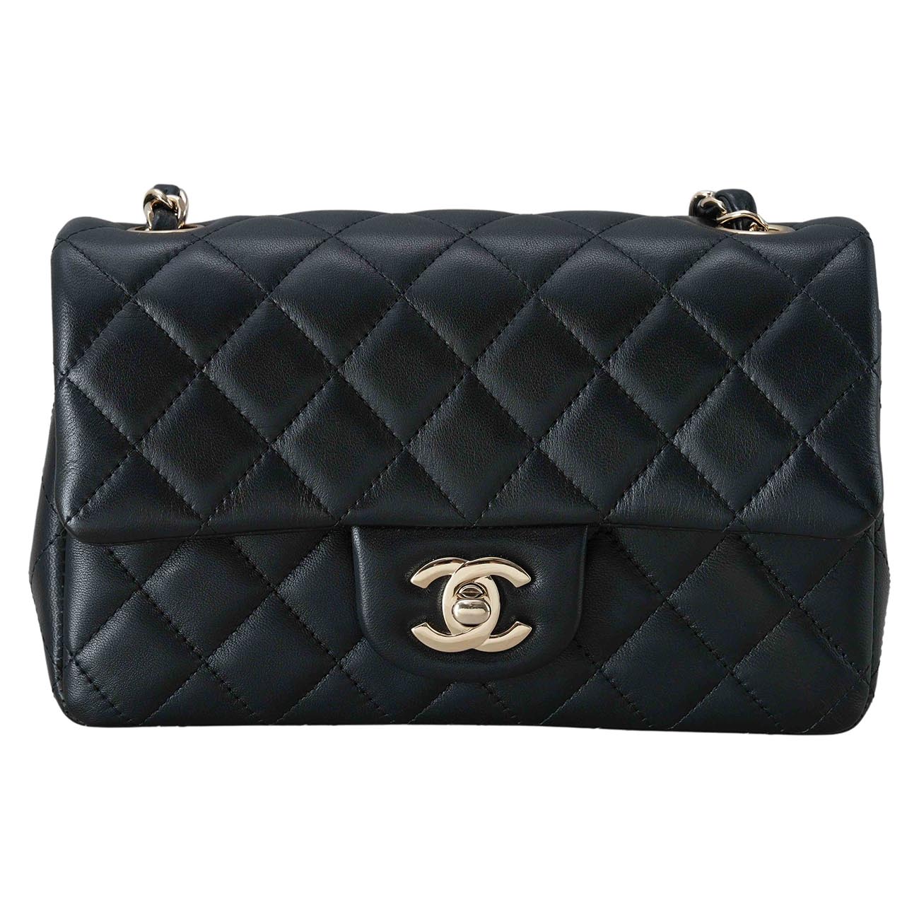 CHANEL(USED)샤넬 램스킨 클래식 뉴미니