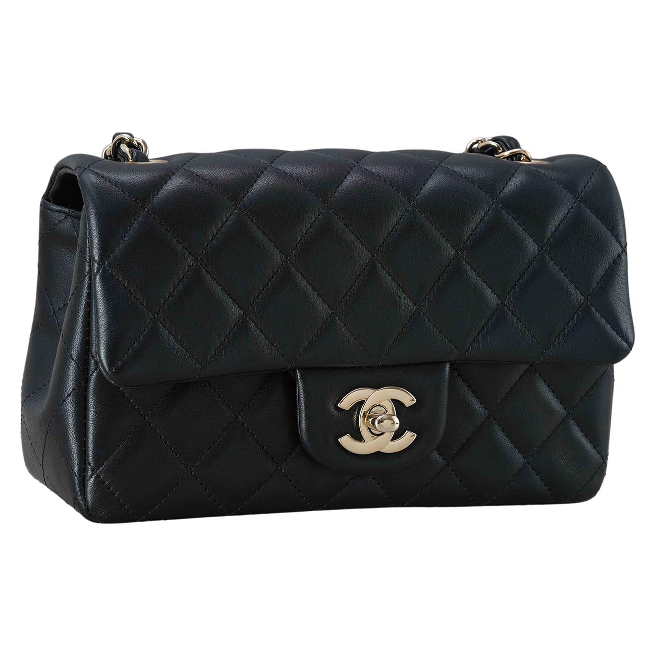 CHANEL(USED)샤넬 램스킨 클래식 뉴미니