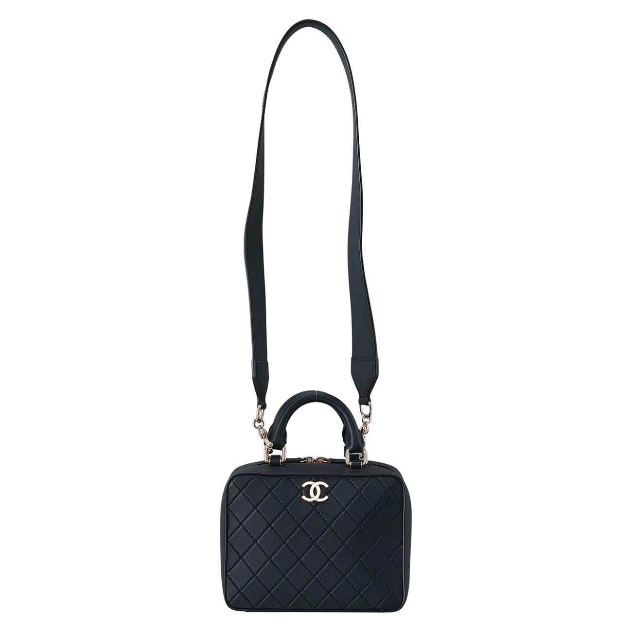 CHANEL(USED)샤넬 AS1286 코스매틱 베니티 탑핸들백