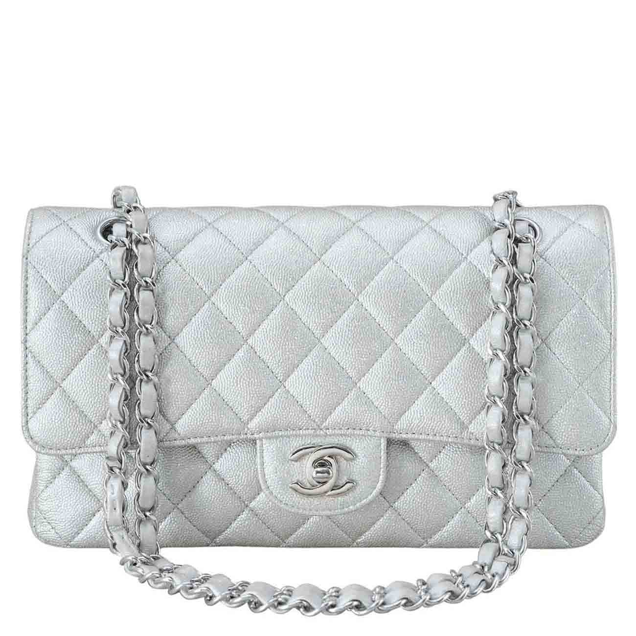 CHANEL(USED)샤넬 캐비어 클래식 미듐 플랩백