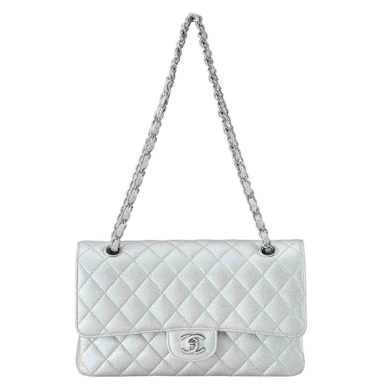 CHANEL(USED)샤넬 캐비어 클래식 미듐 플랩백
