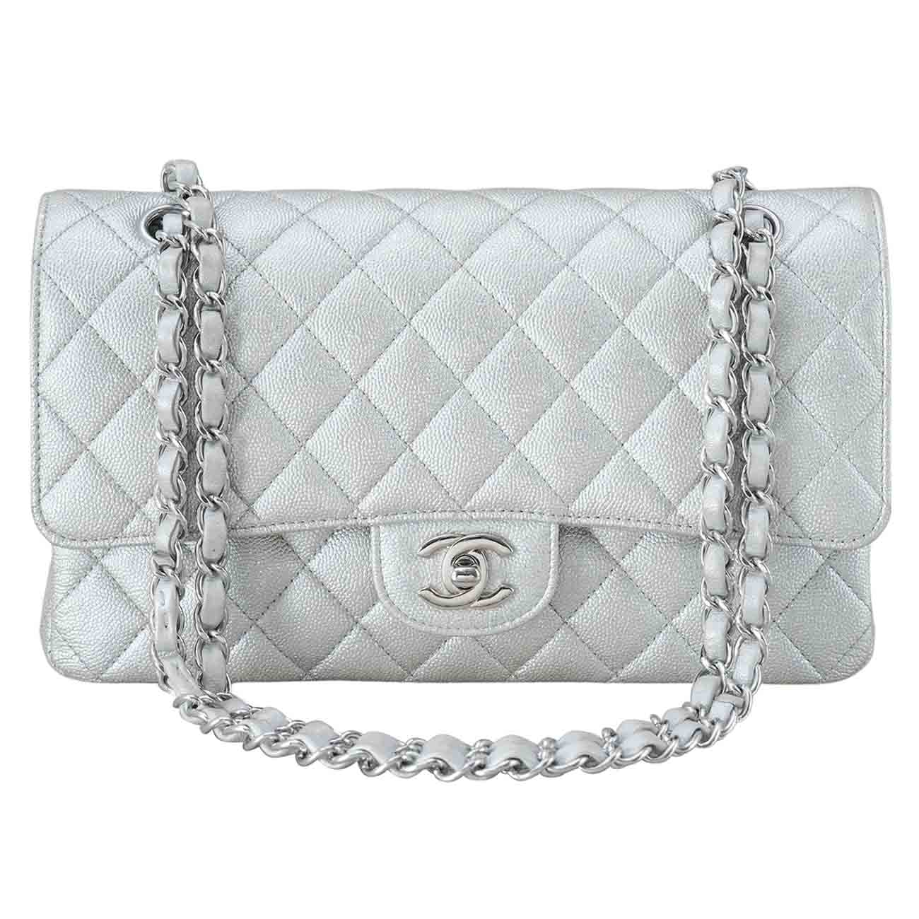CHANEL(USED)샤넬 캐비어 클래식 미듐 플랩백