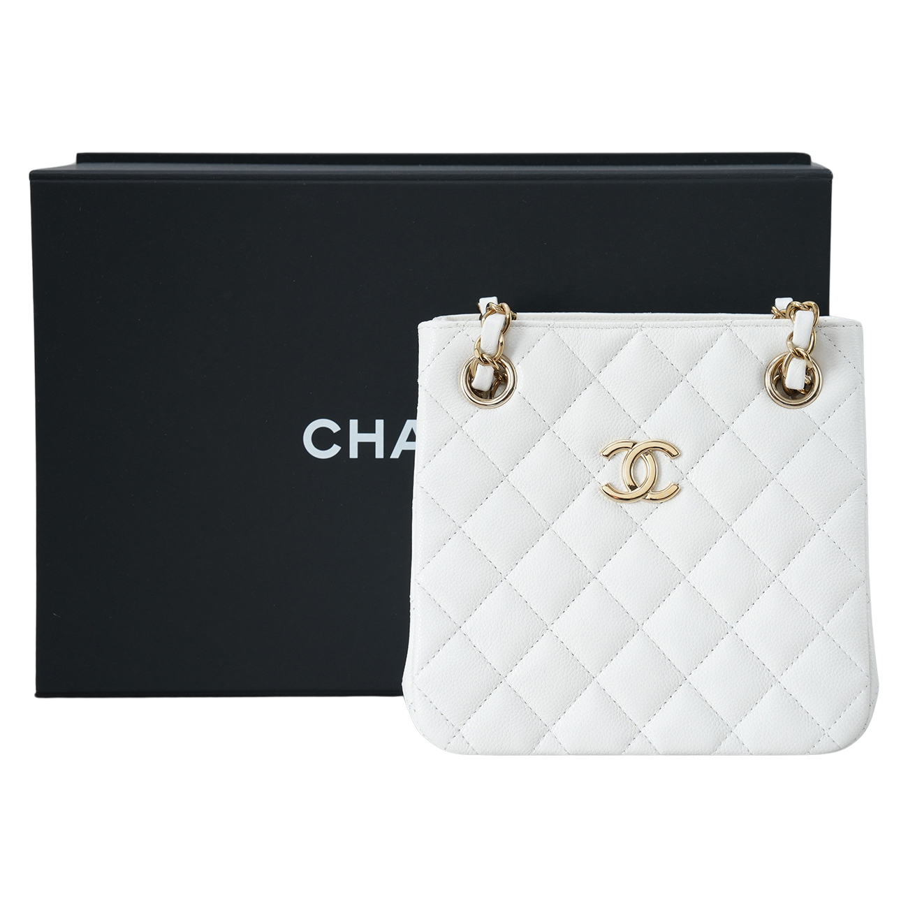 CHANEL(USED)샤넬 AS3176 캐비어 클래식 미니 버킷백