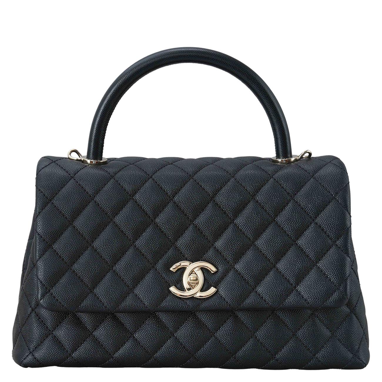 CHANEL(USED)샤넬 캐비어 코코핸들 미듐