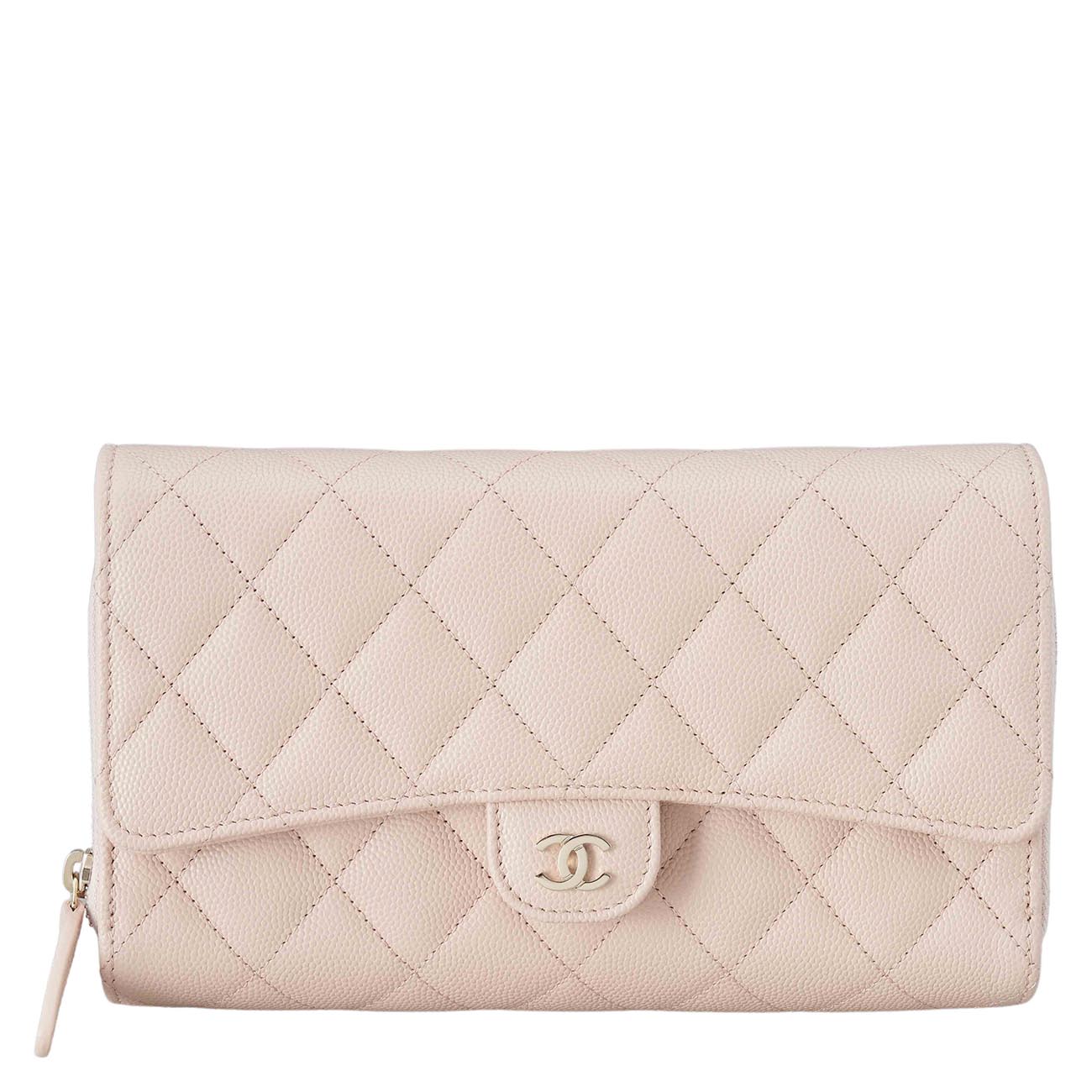 CHANEL(USED)샤넬 AP1744 캐비어 더블 플랩 WOC