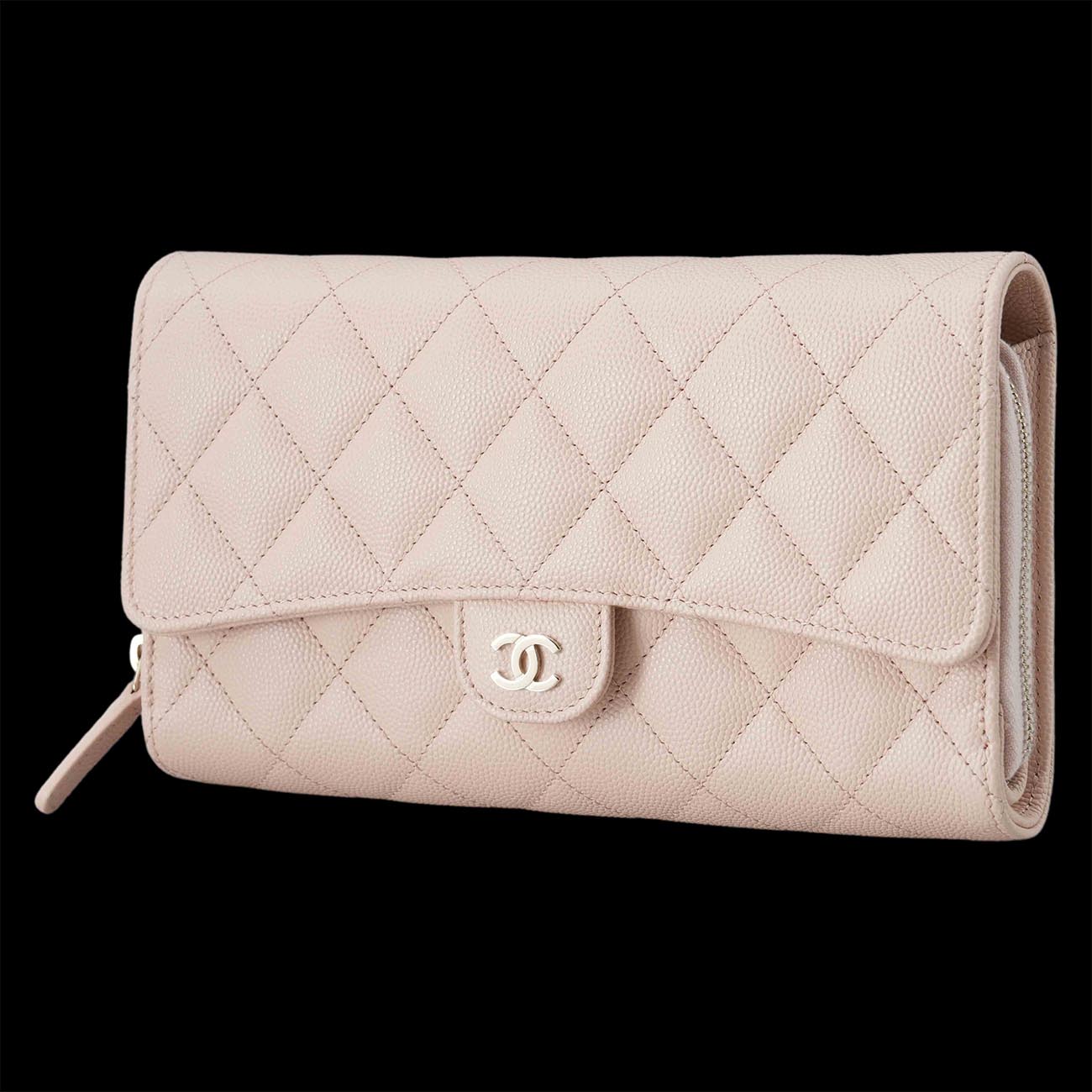 CHANEL(USED)샤넬 AP1744 캐비어 더블 플랩 WOC