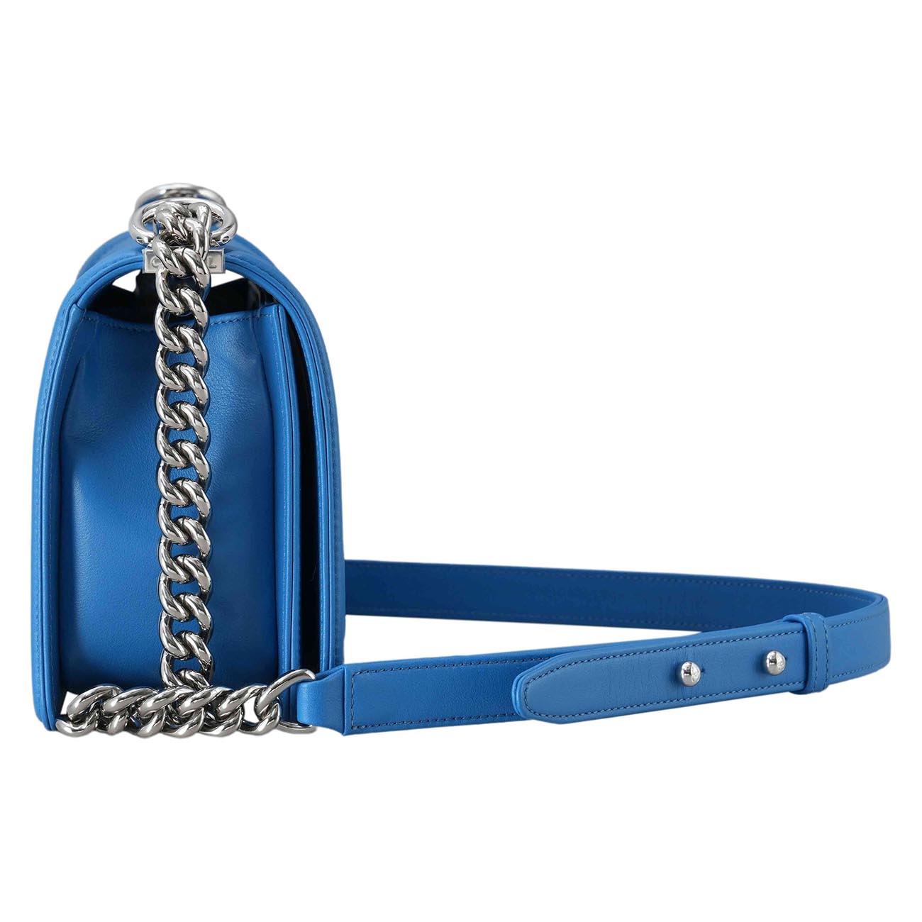 CHANEL(USED)샤넬 램스킨 보이샤넬 미듐 플랩백