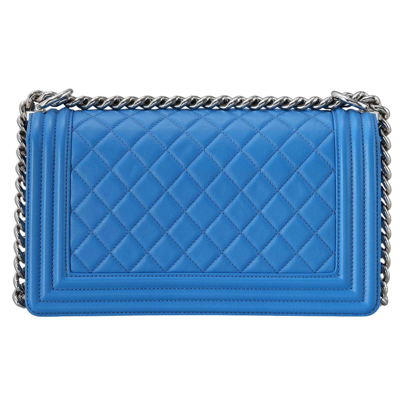 CHANEL(USED)샤넬 램스킨 보이샤넬 미듐 플랩백