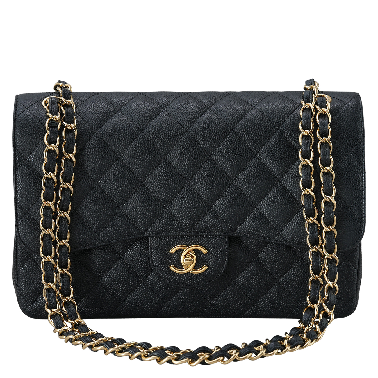 CHANEL(USED)샤넬 캐비어 클래식 라지 플랩백