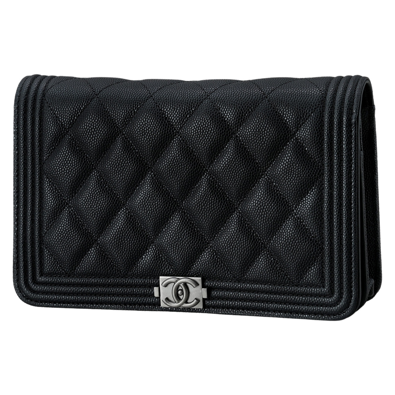 CHANEL(USED)샤넬 캐비어 보이샤넬 WOC