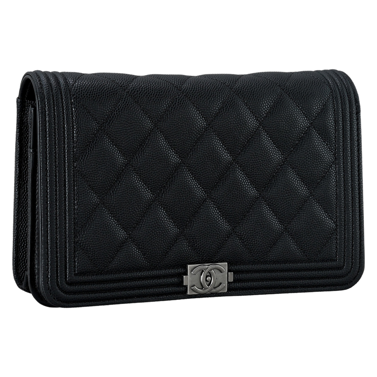 CHANEL(USED)샤넬 캐비어 보이샤넬 WOC