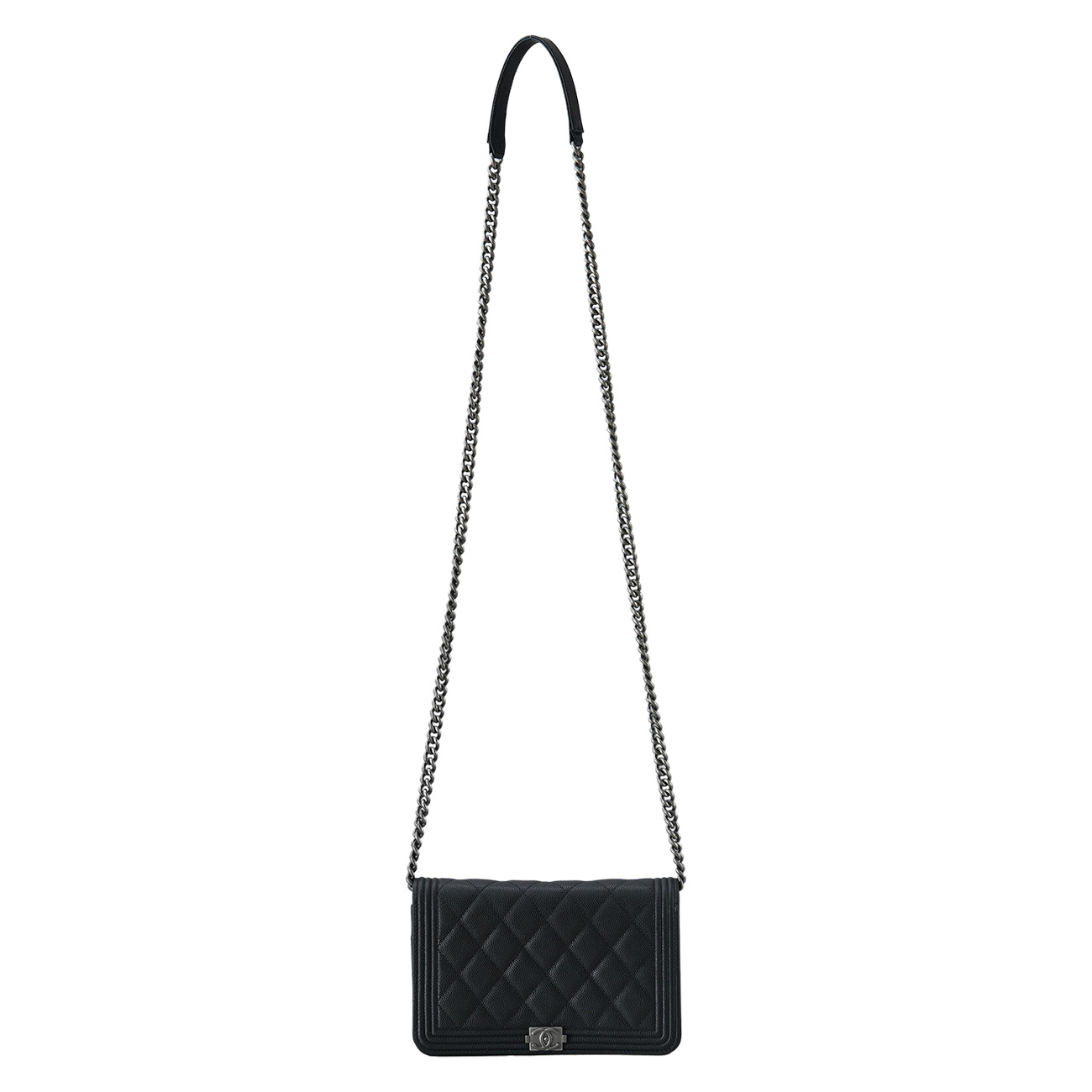 CHANEL(USED)샤넬 캐비어 보이샤넬 WOC