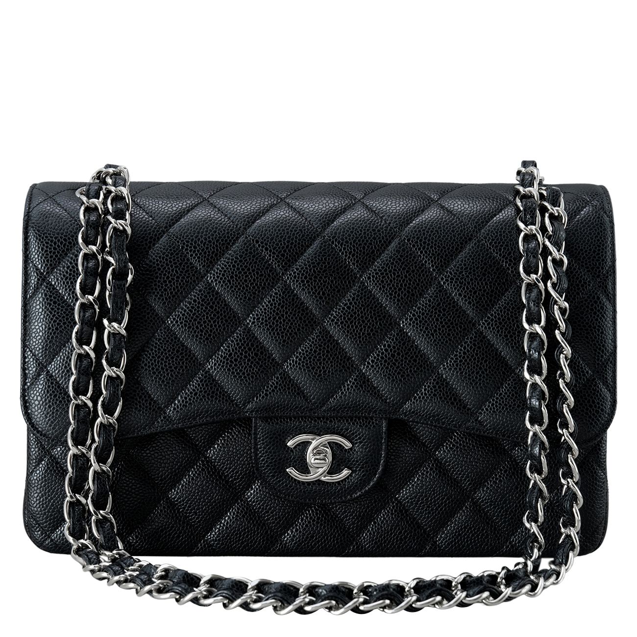 CHANEL(USED)샤넬 캐비어 클래식 라지 플랩백