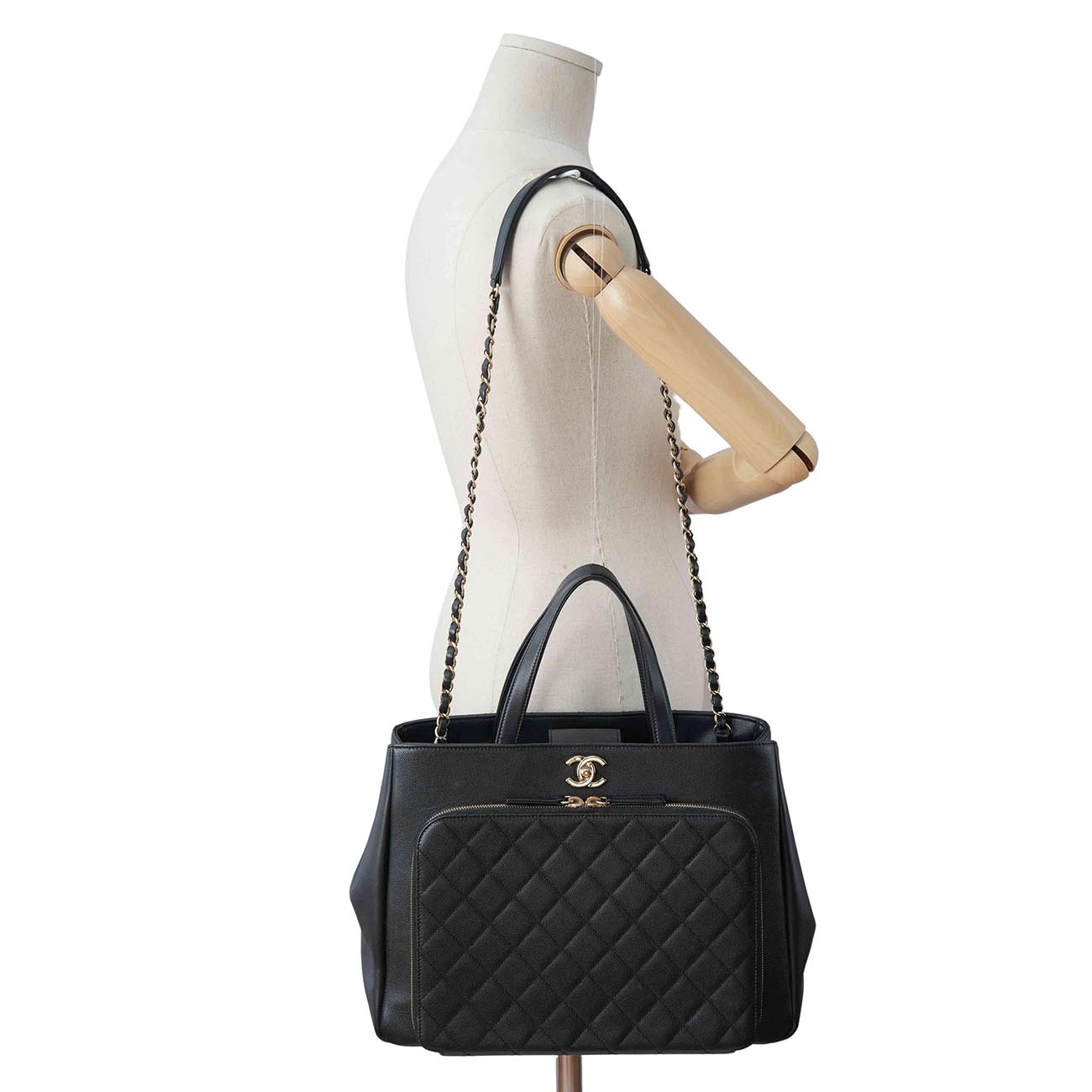 CHANEL(USED)샤넬 시즌 토트백 겸 숄더백