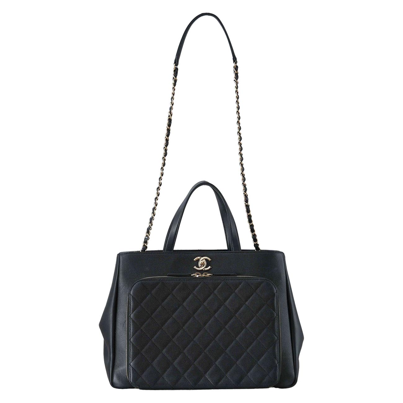 CHANEL(USED)샤넬 시즌 토트백 겸 숄더백