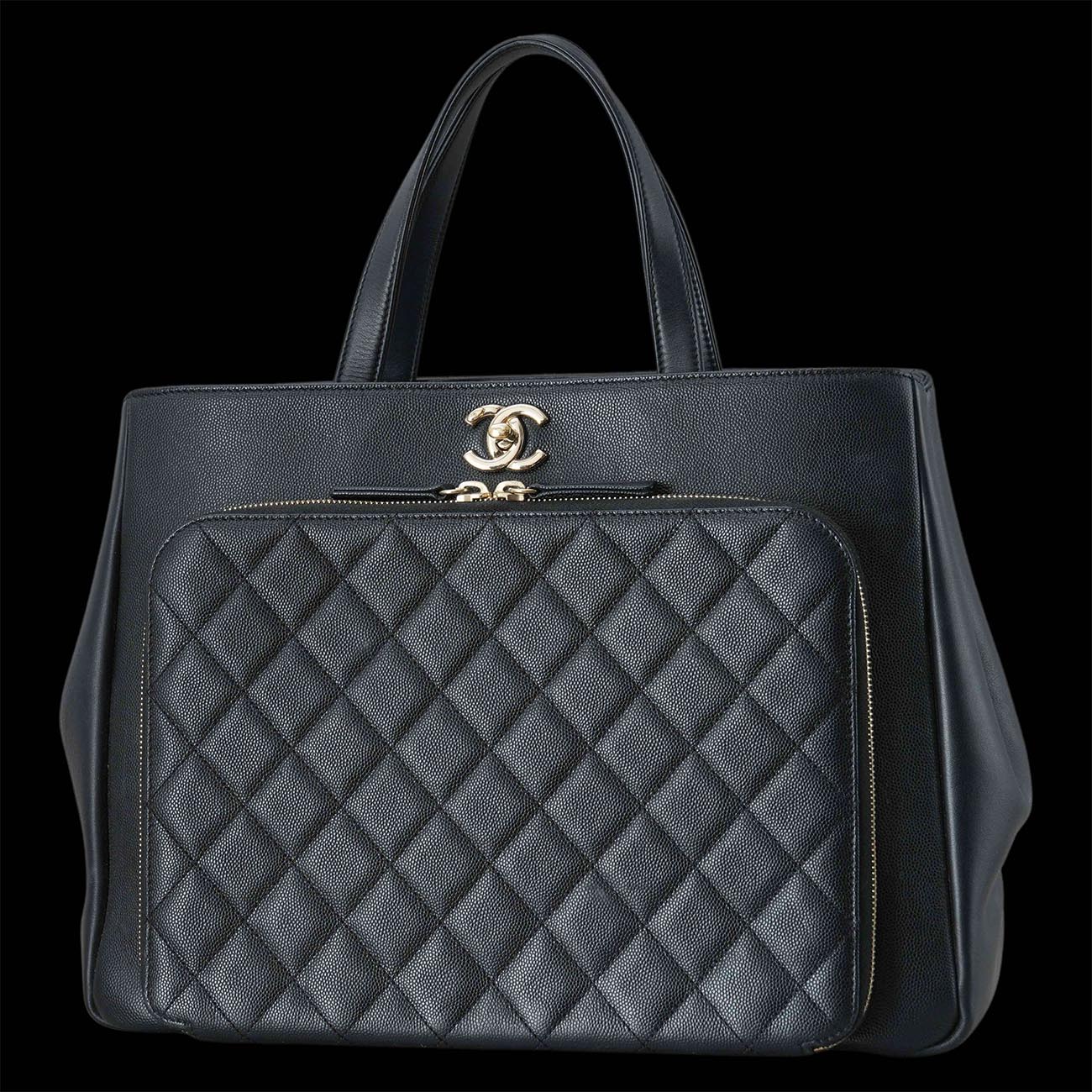 CHANEL(USED)샤넬 시즌 토트백 겸 숄더백