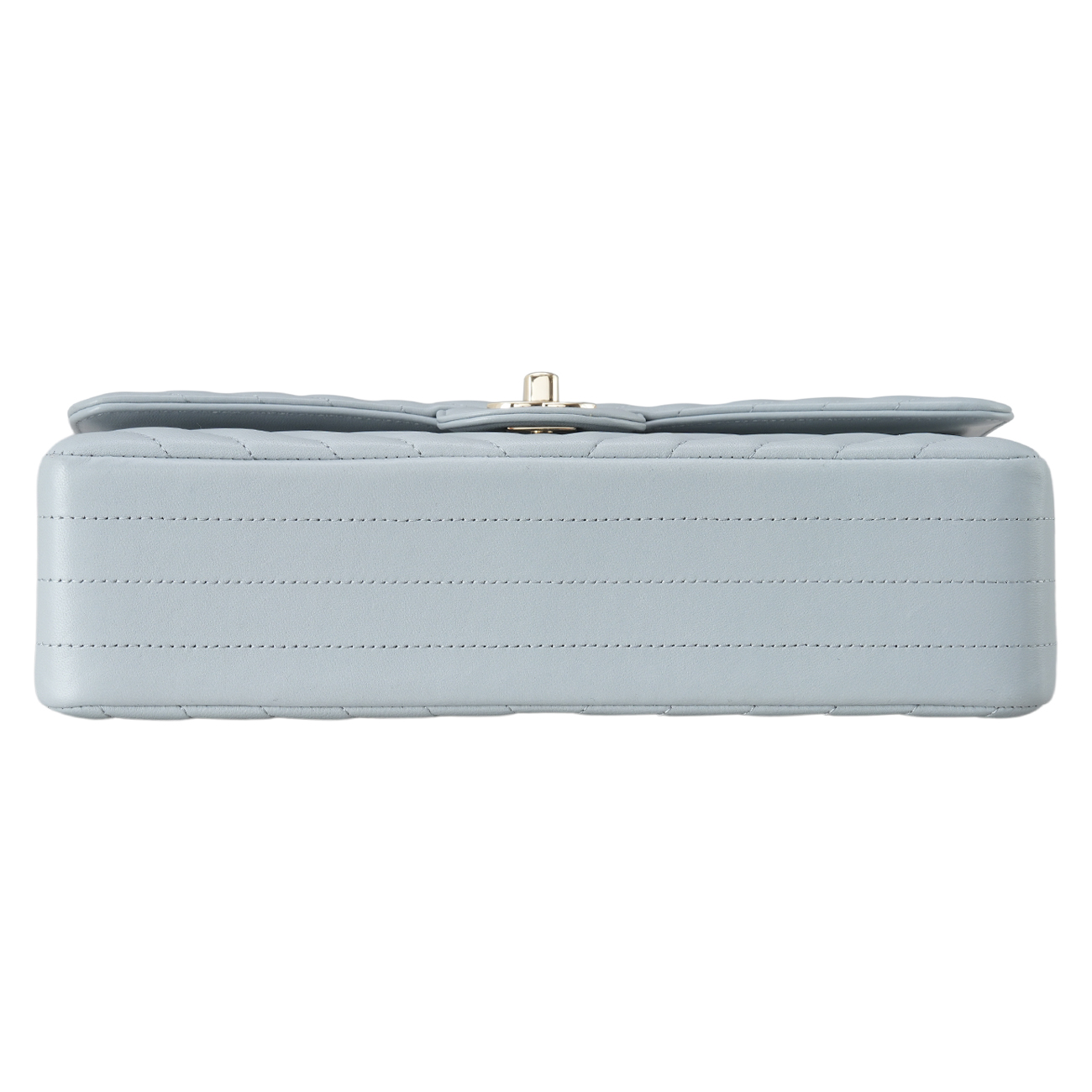 CHANEL(USED)샤넬 램스킨 쉐브론 클래식 미듐