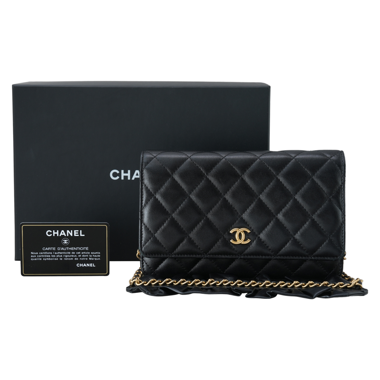 CHANEL(USED)샤넬 AP1814 램스킨 WOC