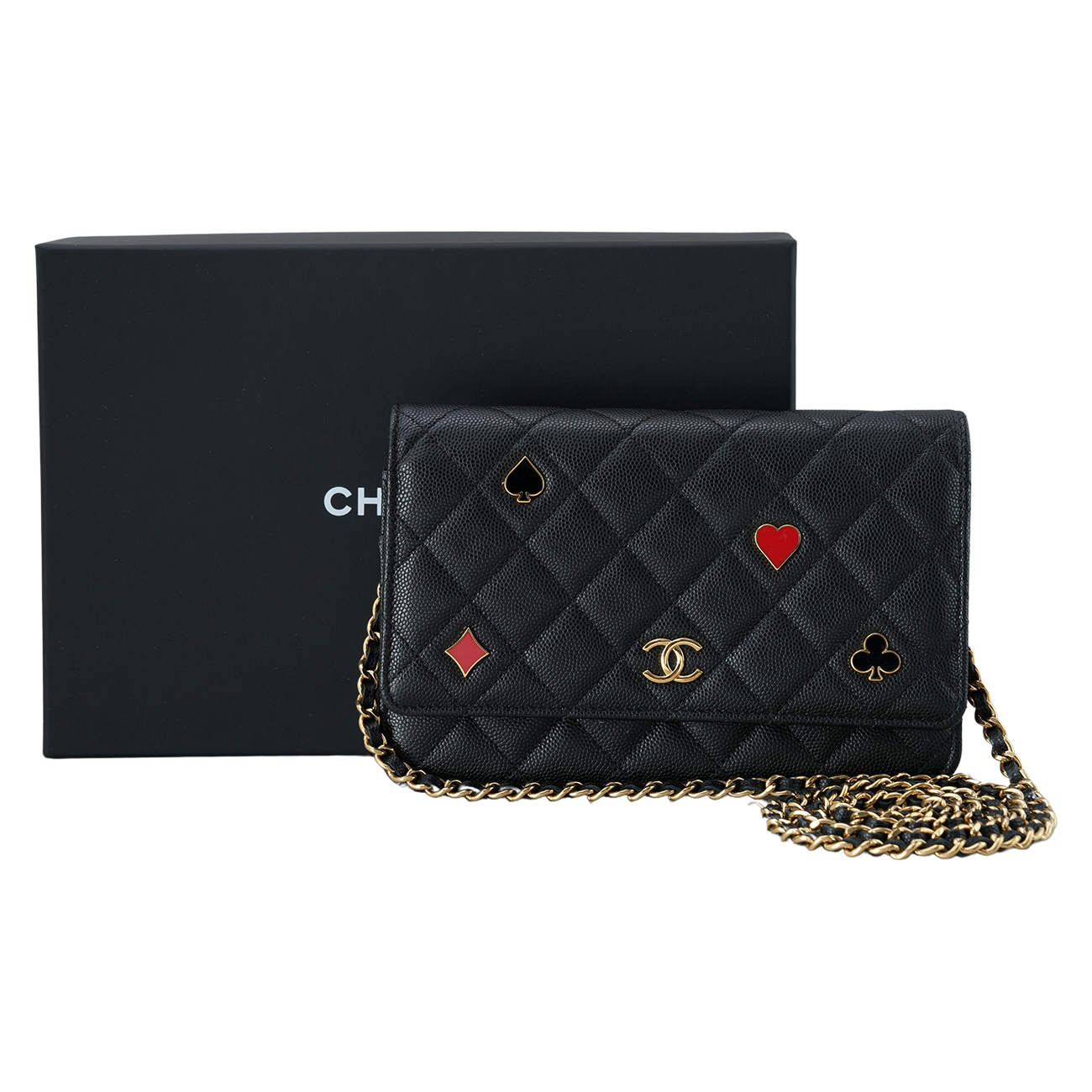 CHANEL(USED)샤넬 캐비어 참 클래식 WOC