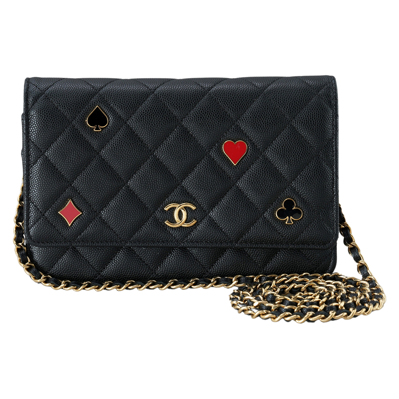 CHANEL(USED)샤넬 캐비어 참 클래식 WOC
