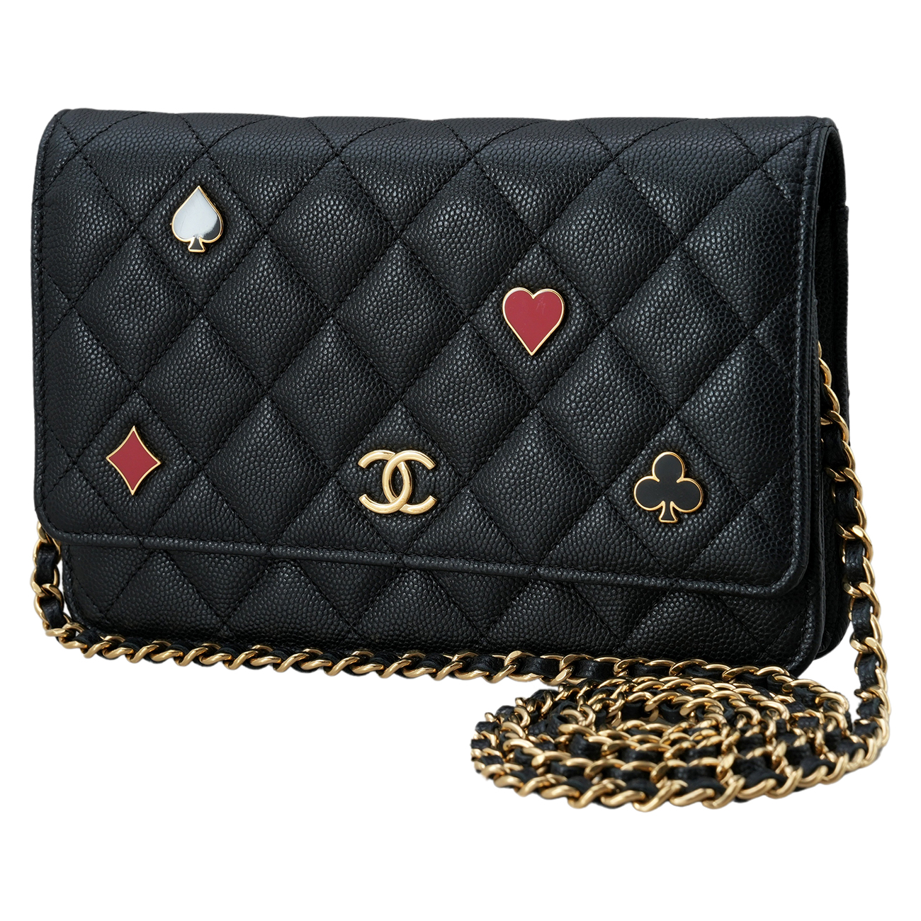 CHANEL(USED)샤넬 캐비어 참 클래식 WOC